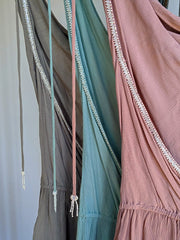 slate grey blue and dusty pink womens rompers